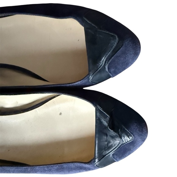 Sarah Flint Women's Navy Blue Flats - Picture 2 of 3